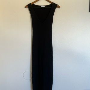 Good American, black dress sleeveless